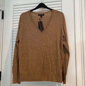 Banana Republic merino wool, v-neck sweater. New with tags! Size L